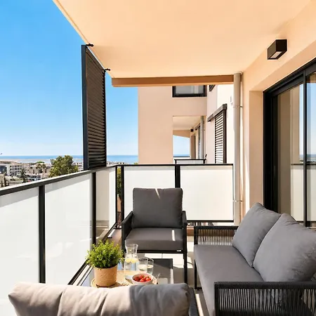 Magnifique 3p Neuf Avec Terrasse Et Vue Διαμέρισμα Saint-Laurent-du-Var